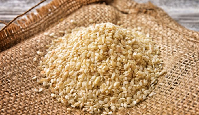Bột mè trắng rang