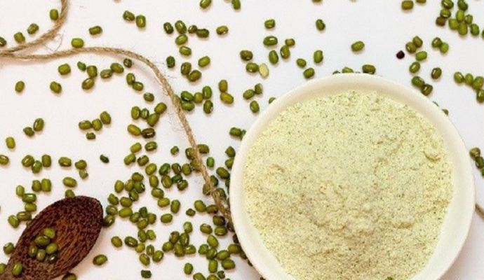 Roasted green beans powder