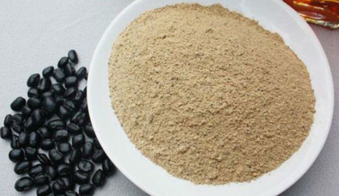 Roasted black beans powder